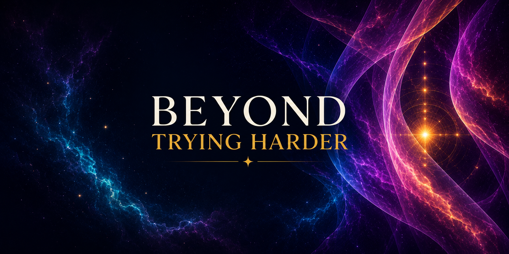 Beyond Trying Harder